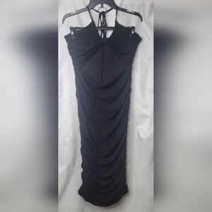 H:ours cut out ruched dress